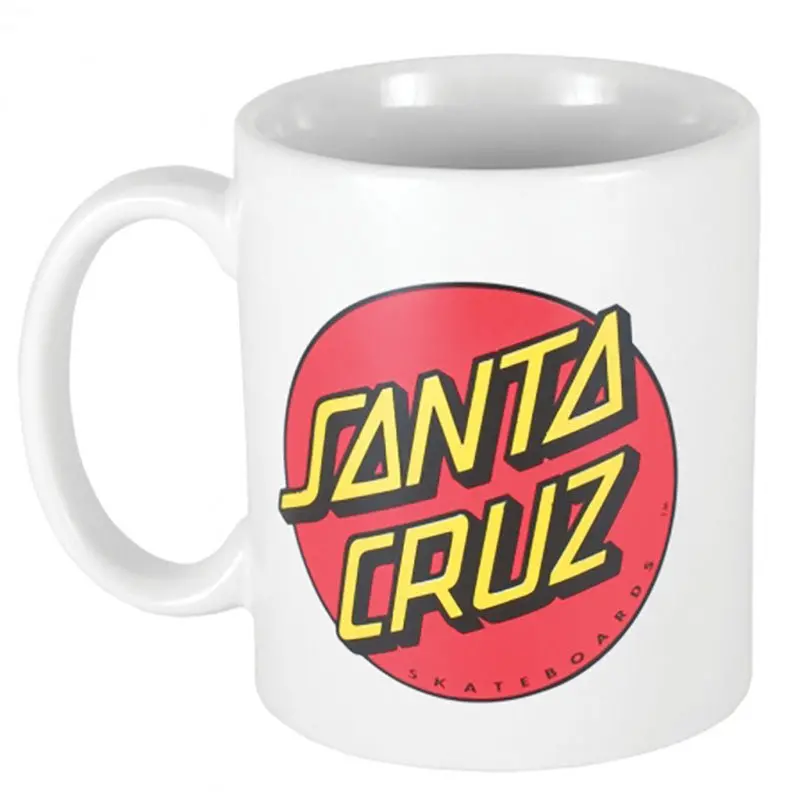 Santa Cruz 11 Oz Classic White Dot Mug 1