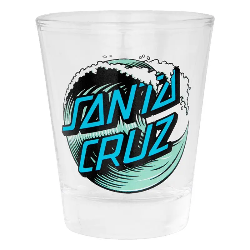 Santa Cruz 2Oz Wave Dot Shot Glass 1
