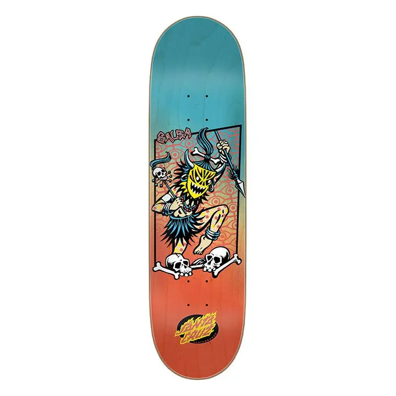 Santa Cruz  8.5" X 32.2" Salba Voodoo Frame Pro Skateboard Deck 1