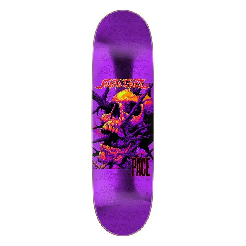 Santa Cruz 8.7" X 31.825"  Pace Deathtrap Remix Pro Skateboard Deck 1