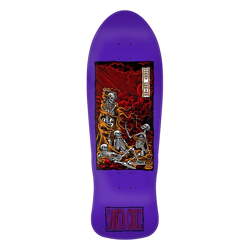Santa Cruz 9.85" X 30" Obrien Purgatory Reissue Skateboard Deck 1