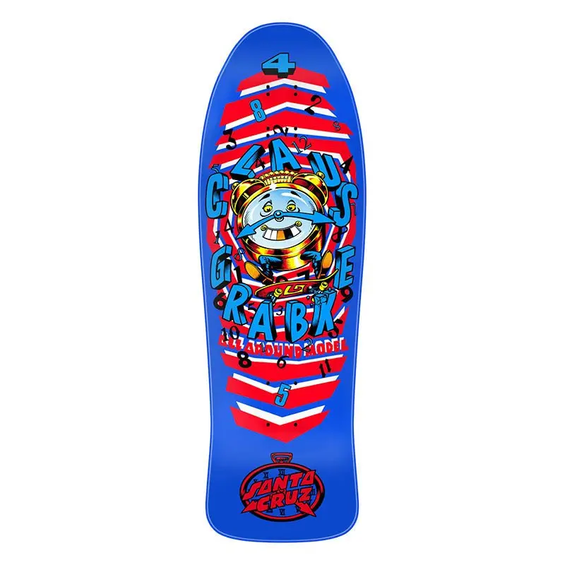 Santa Cruz 9.89" X 30.94" Grabke All Around Reissue Skateboard Deck 1
