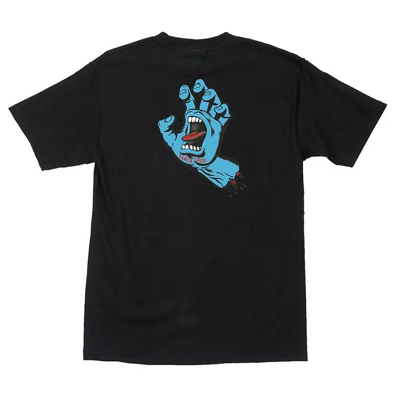 Santa Cruz Screaming Hand Short Sleeve Heavyweight Mens T-Shirts 1
