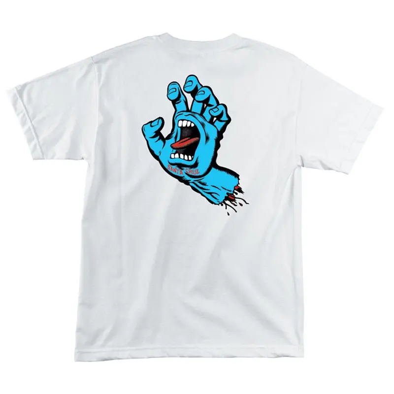 Santa Cruz Screaming Hand Short Sleeve  Heavyweight Mens T-Shirts 1