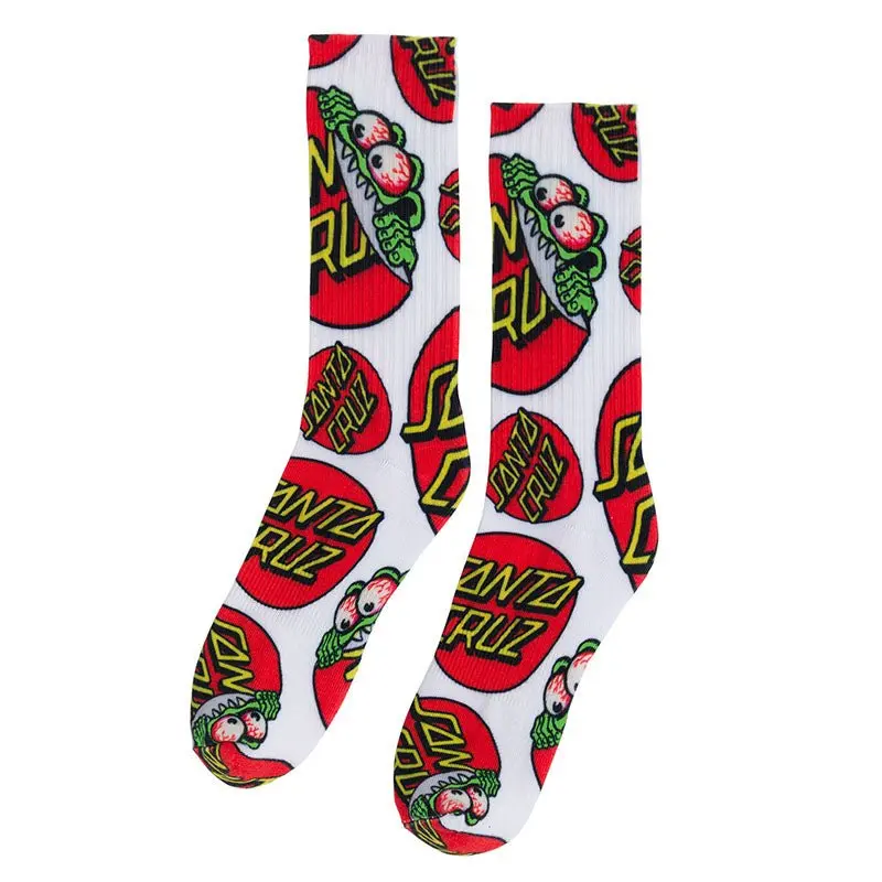 Santa Cruz Skateboards Beware Dot Mens Socks 1