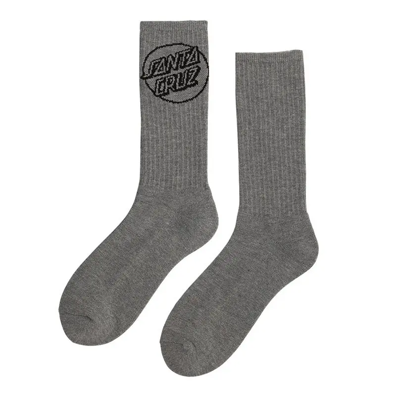 Santa Cruz Skateboards Eco Gunmetal Heather Opus Eco Dot Mens Socks 1