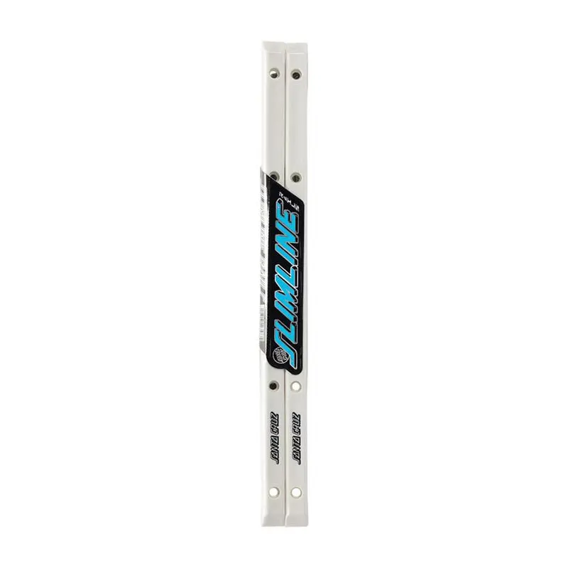 Santa Cruz (White) Slimline Skateboard Rails 2Pk 1