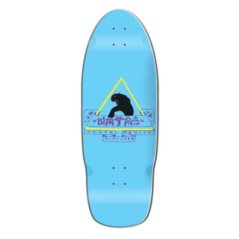Santa Monica Airlines 10" X 29" Blue Dip Natas (Sma) Skateboard Deck 1