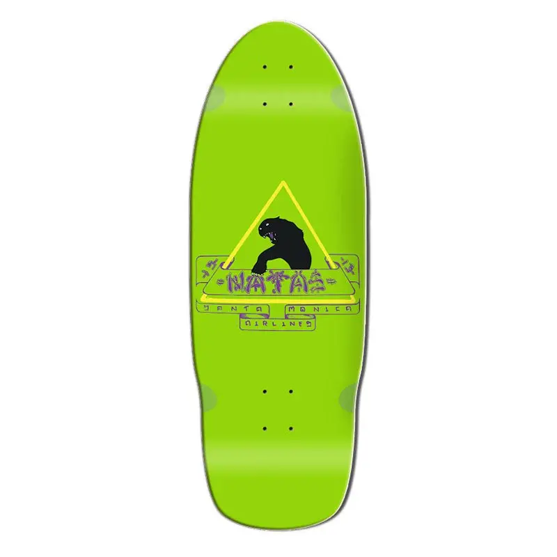Santa Monica Airlines 10" X 29" Green Dip Natas (Sma) Skateboard Deck 1