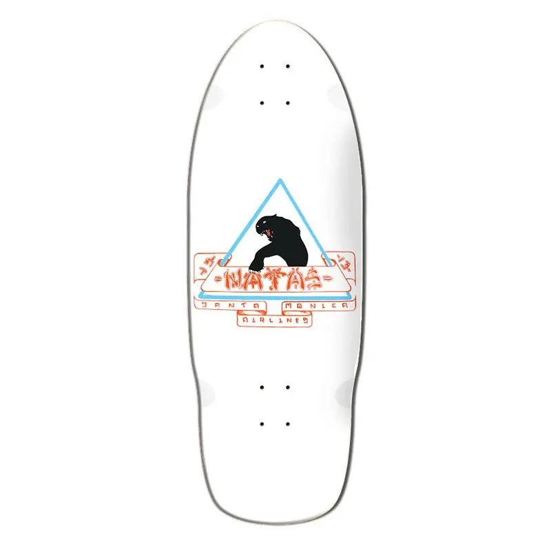 Santa Monica Airlines 10" X 29" White Dip Natas (Sma) Skateboard Deck 1