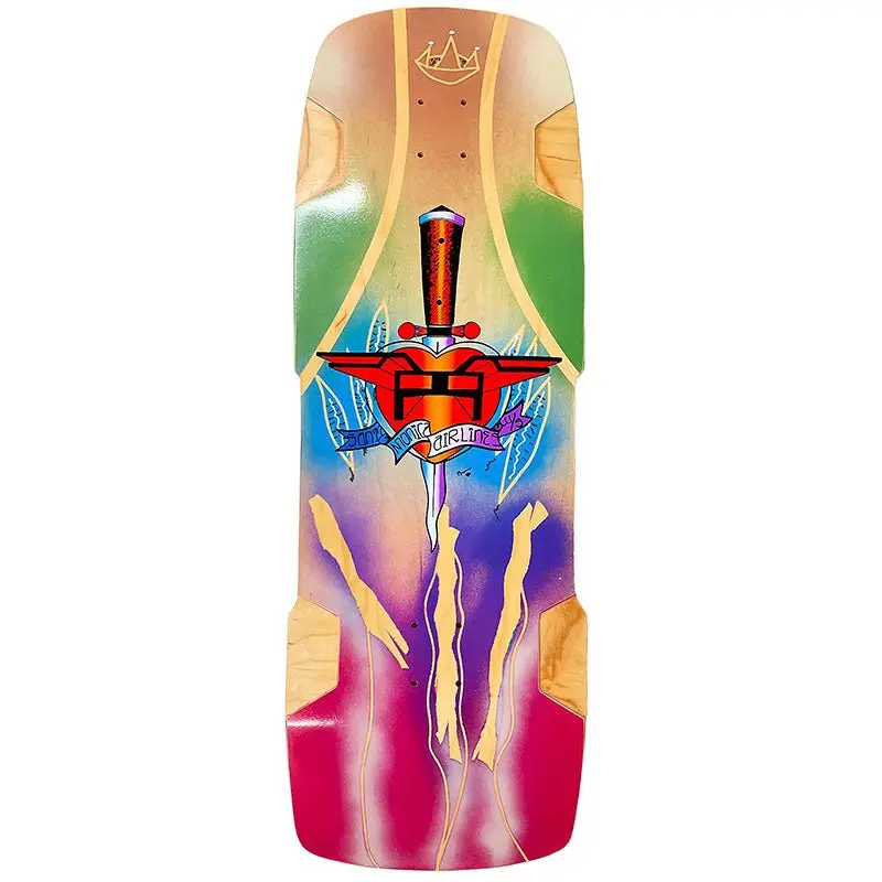 Santa Monica Airlines 11" X 33" Wes Humpston Shaped (Sma) Exclusive Custom Skateboard Deck 1