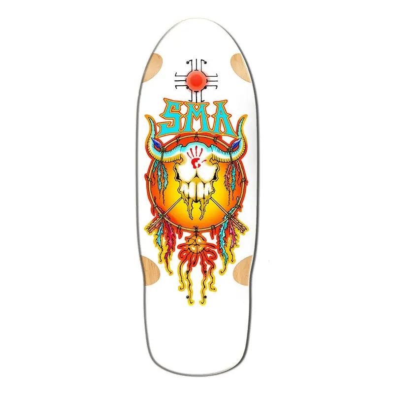 Santa Monica Airlines  Series Three 30.25" X 10.125" Humpston Dream Catcher White Formica  Skateboard Deck 1