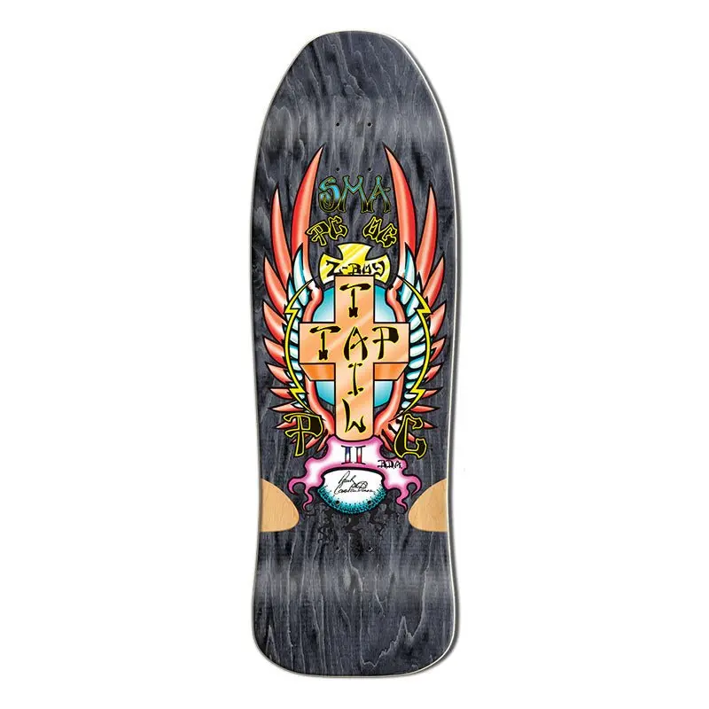 Santa Monica Airlines Series Three 9.5" X 30" Pc Black Stain Skateboard Deck 1