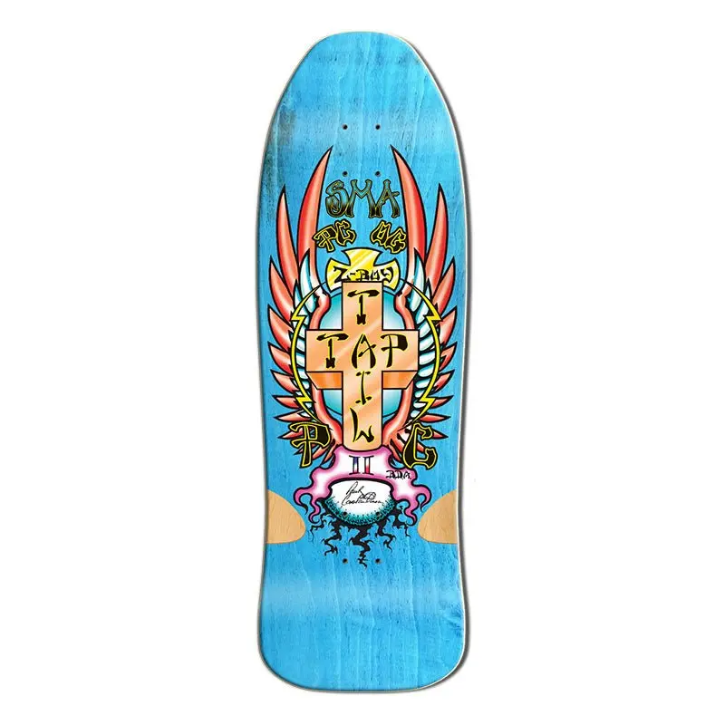 Santa Monica Airlines Series Three 30" X 9.5" Pc Blue Stain Skateboard Deck 1
