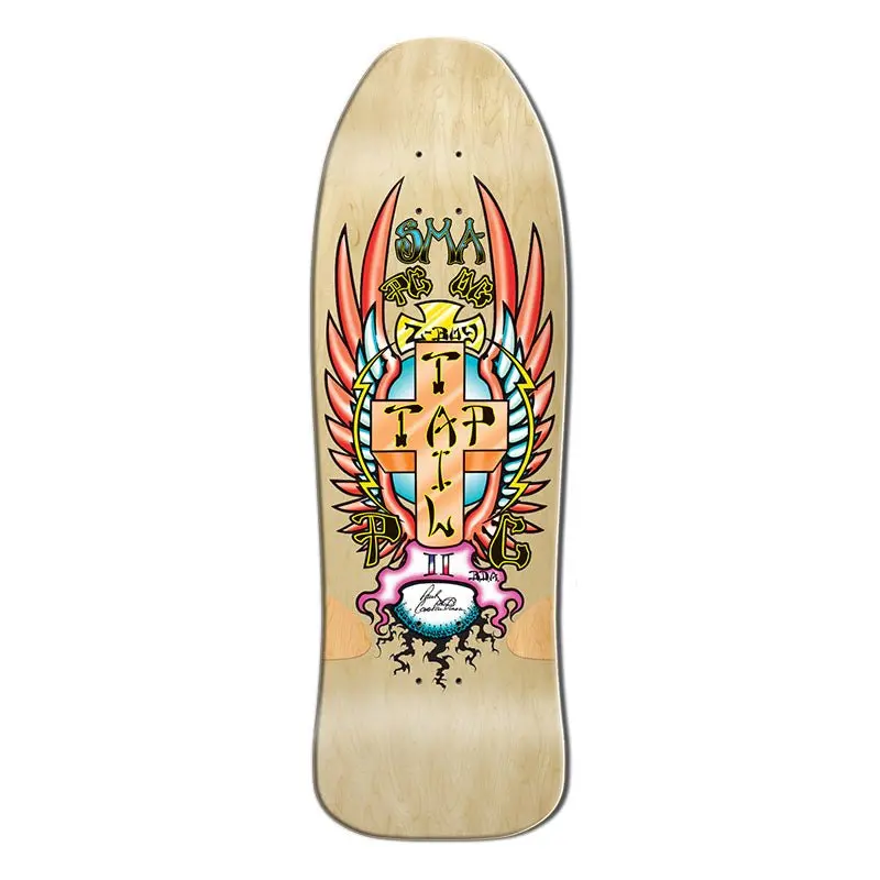 Santa Monica Airlines Series Three 9.5" X 30" Pc Natural Stain Skateboard Deck 1