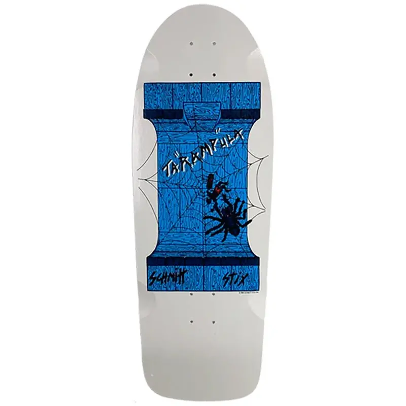 Schmitt Stix 10" X 29.5" Tarampula Re-Issue White Dip Skateboard Deck 1