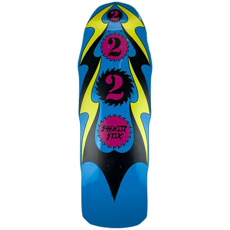 Schmitt Stix 10" X 31.75" Ripsaw 2 Blue Dip Skateboard Deck 1