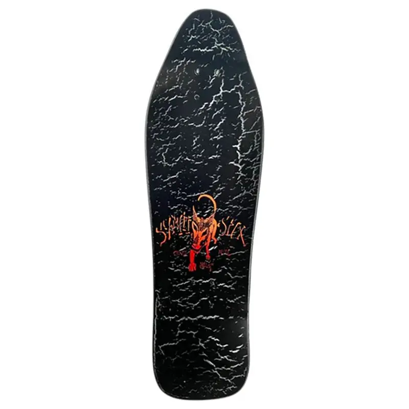 Schmitt Stix 10" X 31.875" Crackle Chris Miller Dog Large Limited Skateboard Deck 2