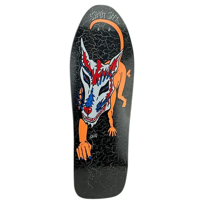 Schmitt Stix 10" X 31.875" Crackle  Chris Miller Dog Large Limited Skateboard Deck 1
