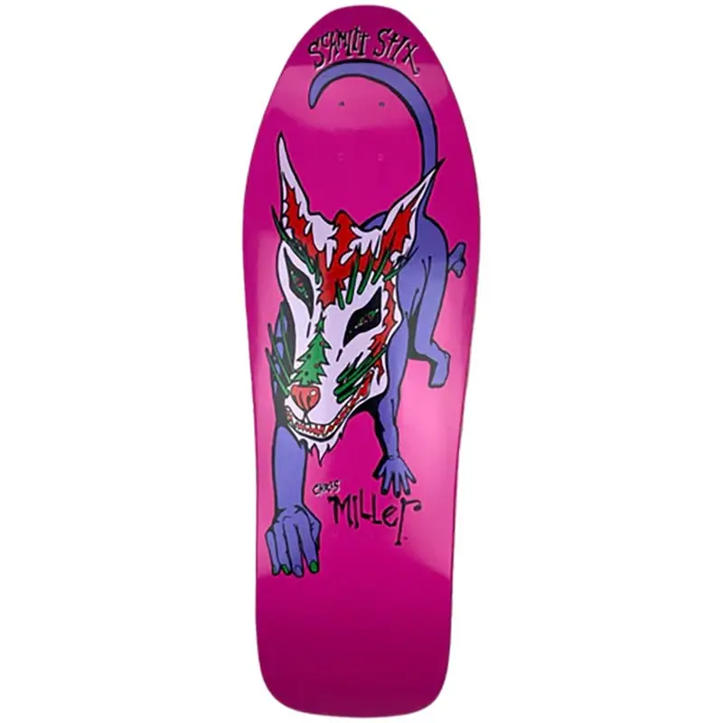 Schmitt Stix 10" X 31.875" Wb 15.5" Chris Miller Dog Large Re-Issue Love Limited Color Way Skateboard Deck 1