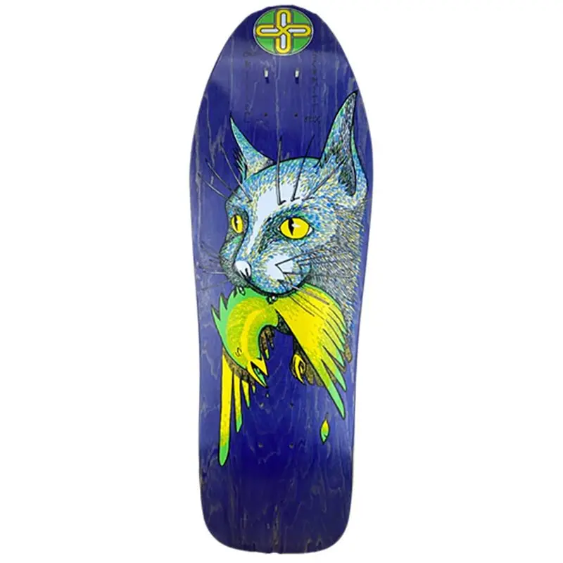 Schmitt Stix 10"X 31.875" Chris Miller Iii Bird In Mouth (Purple Stain) Skateboard Deck 1