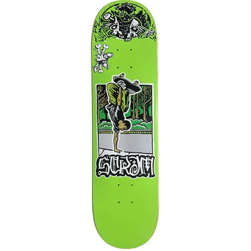 Scram 8.25" Keenan Green Skateboard Deck 1