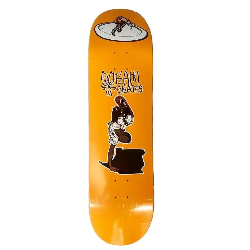 Scram 8.5” Keenan Orange Skateboard Deck 1