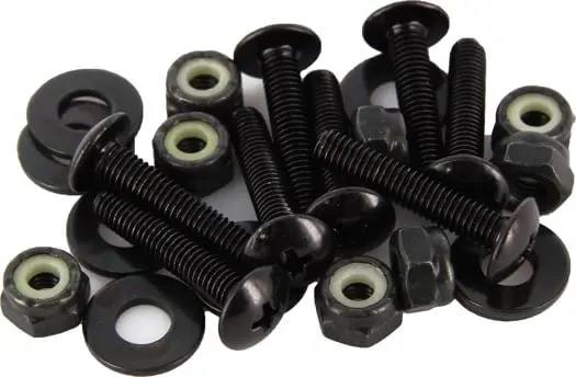 Sbdw - Truss Head Bolts & Lock Nuts(Black) 1