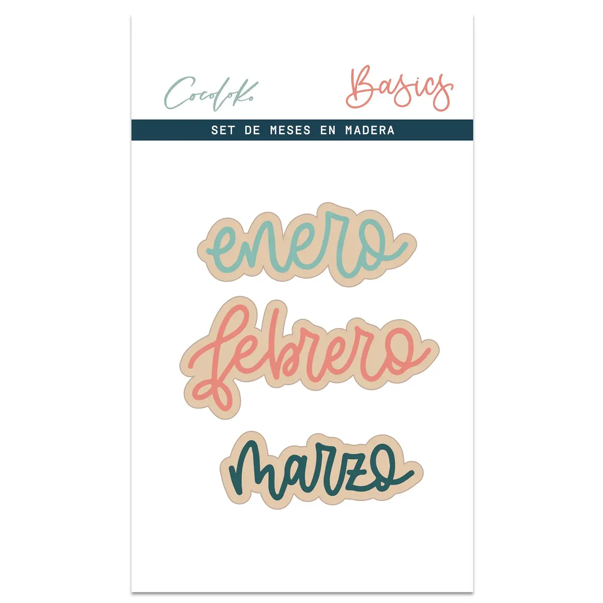 Set De Maderas Meses Invierno Pasatiempos 1