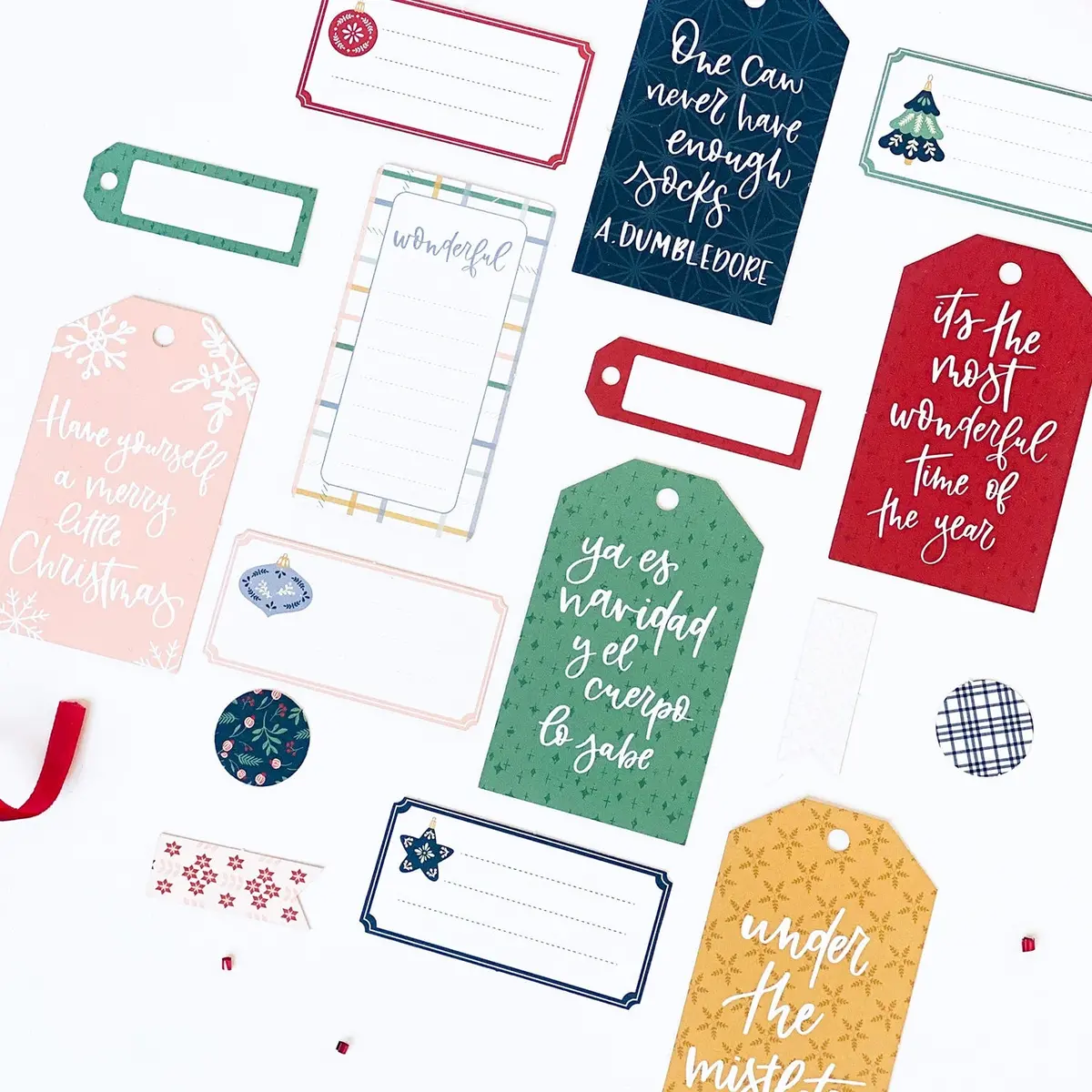 Set De Tags Para Regalos Winter Wishes 2