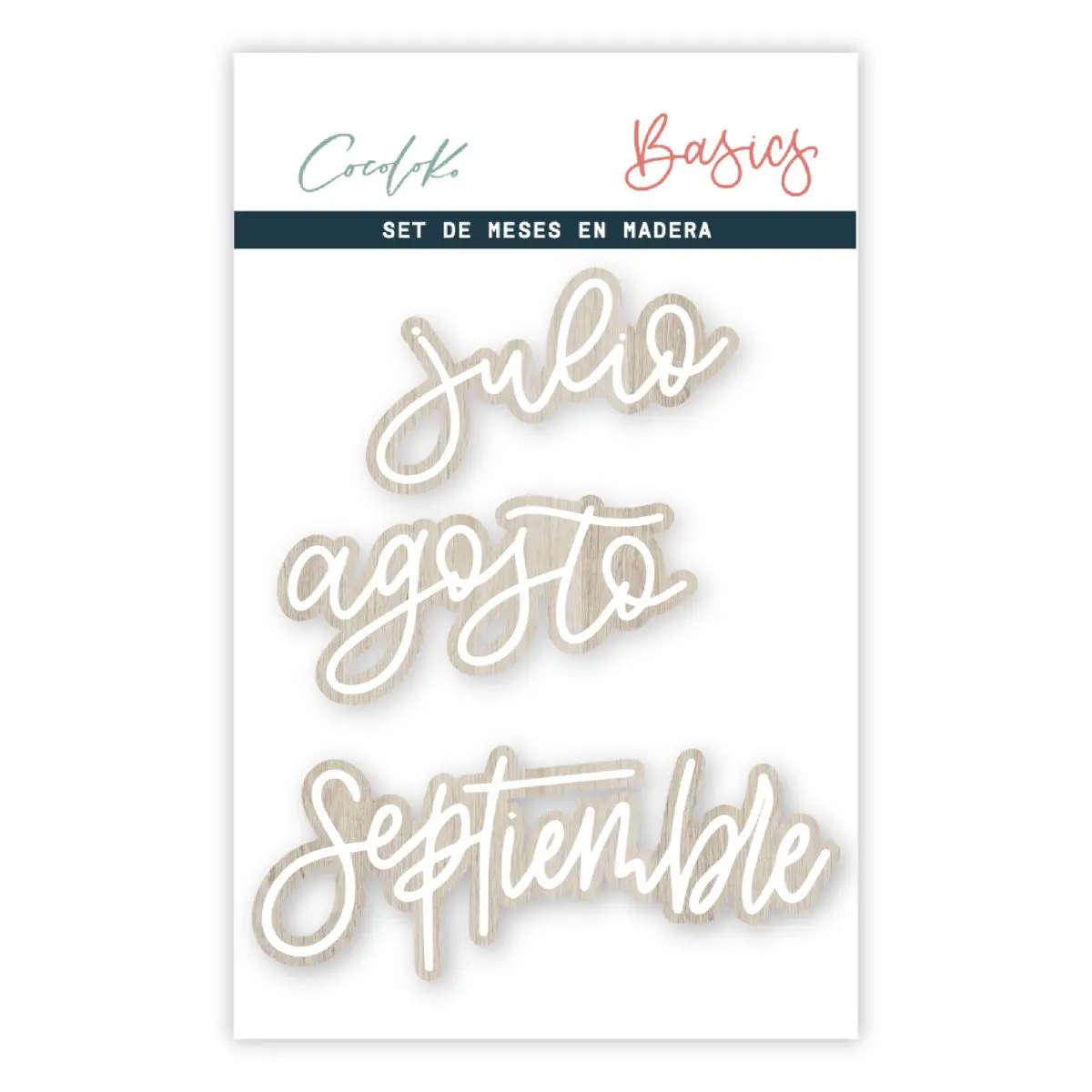 Set De Maderas Meses Verano Starry Nights 1