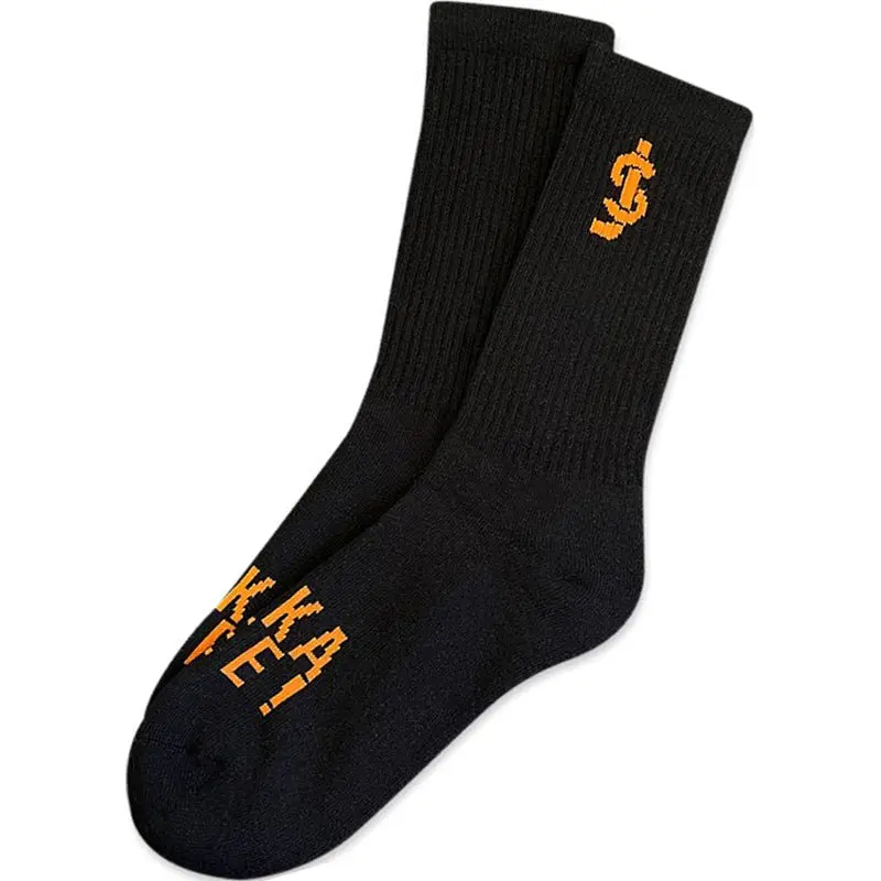 Shake Junt Yadadamean Black Crew Socks 1