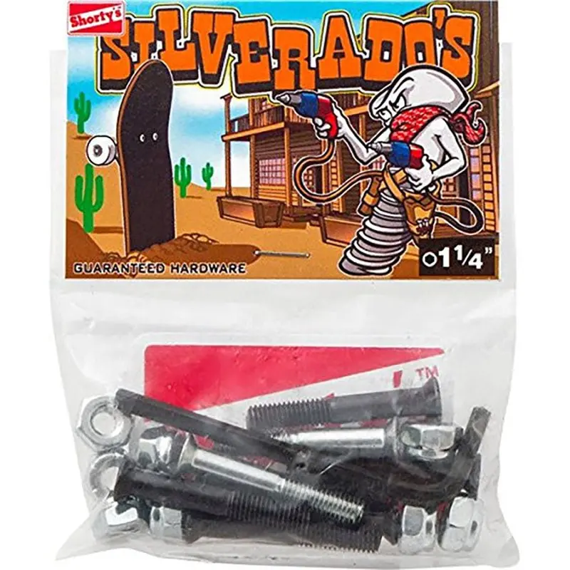 Shorty's 1-1/4" Silverado's Allen Skateboard Hardware 1