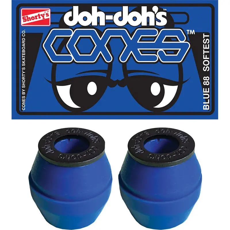 Shorty's 88 Softest Doh Dohs Blue Skateboard Bushings 1