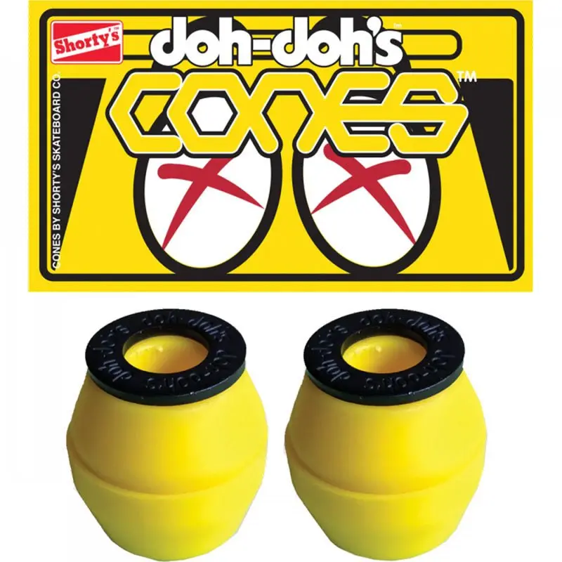 Shorty's 92 Soft Doh Dohs Yellow Skateboard Bushings 1