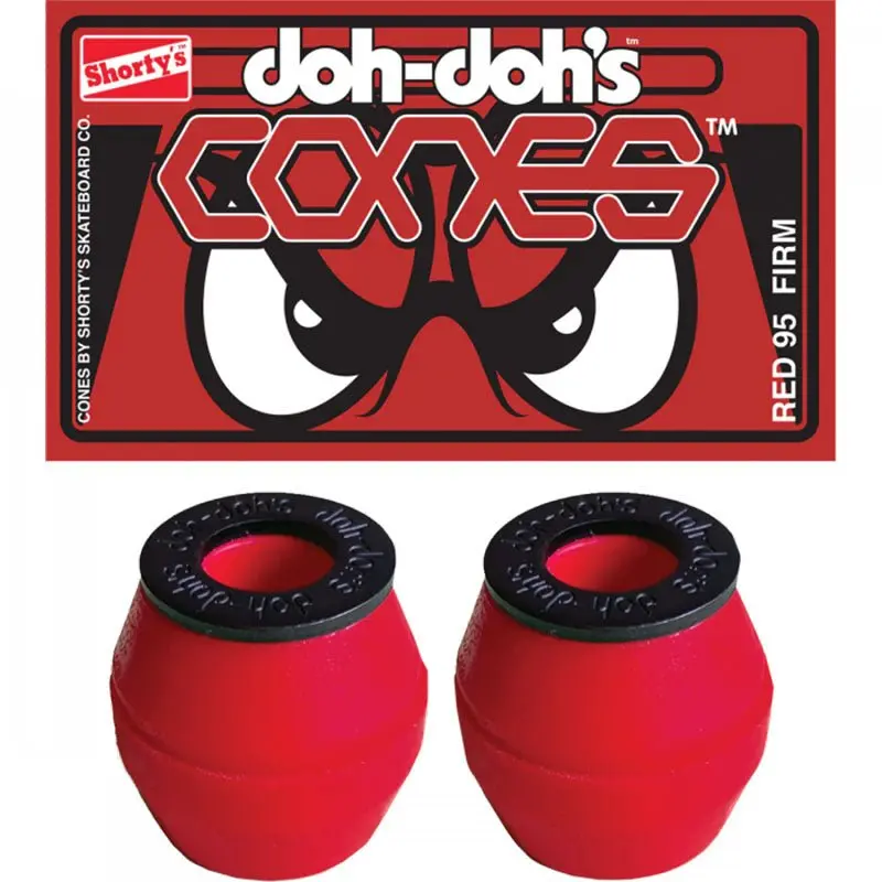 Shorty's 95 Firm Doh Dohs Red  Skateboard Bushings 1
