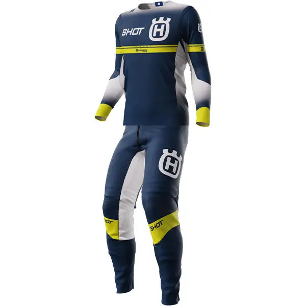 Shot Race Gear - Aerolite Husqvarna Le Jersey, Pant Combo 1