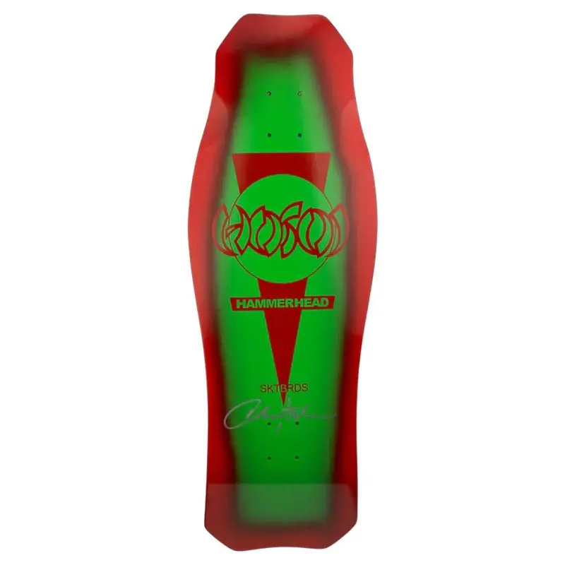 Signed & Numbered Hosoi Christmas 2022 Og Hammerhead  10.5" X 31" Red Green 1