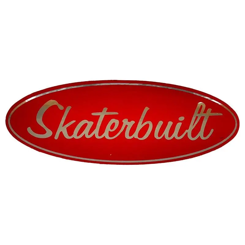 Skaterbuilt Skateboards 6" X 2.5" Sticker Large 1