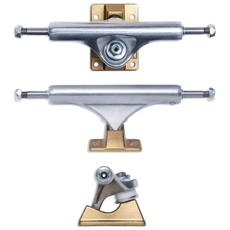 Slappy Truck Company St1 Inverted Hollow Lights Gold Skateboard Trucks 2Pk 1