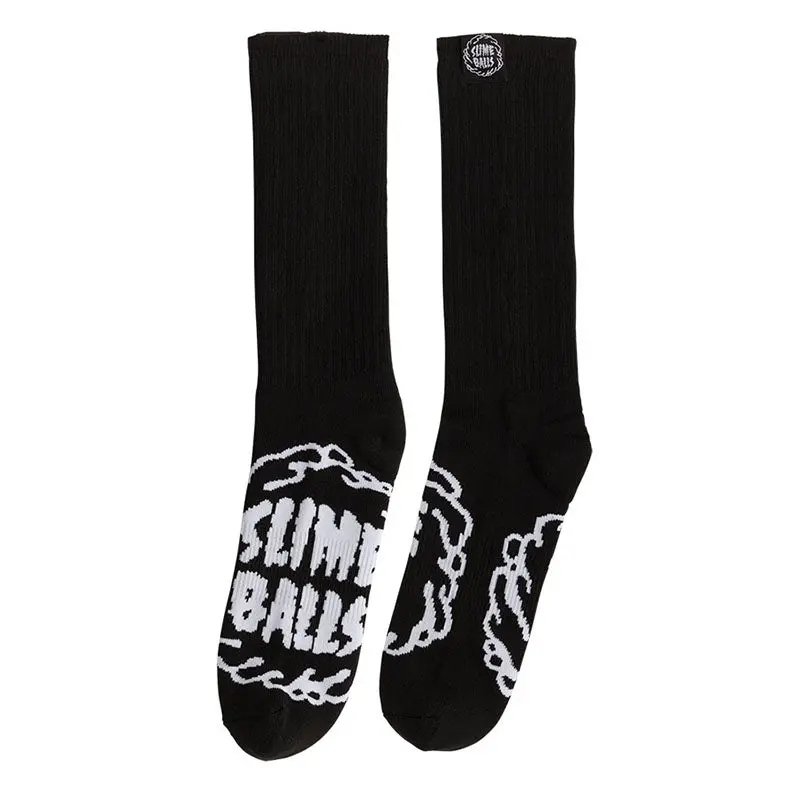 Slime Balls Wheels Black Splat Mens Socks 1Pr 1