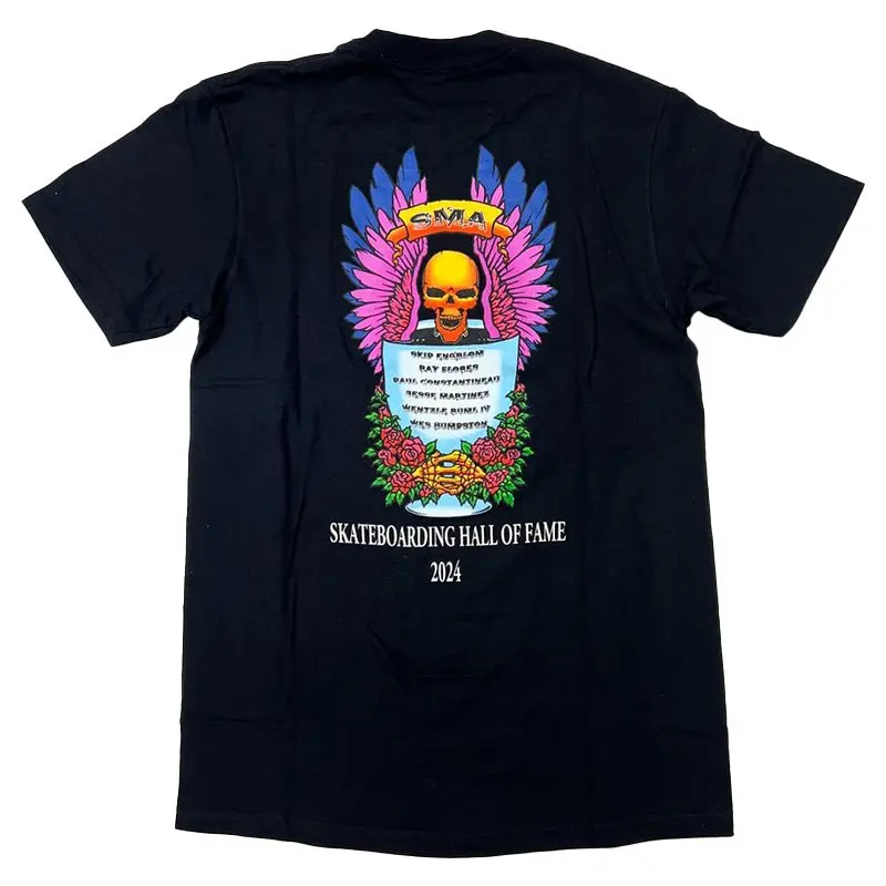 Sma Skateboarding Hall Of Fame 2024 Black Short Sleeve Series 2 T-Shirts 1