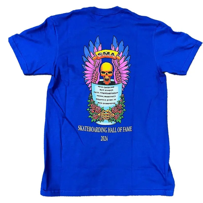 Sma Skateboarding Hall Of Fame 2024 Royal Blue Short Sleeve Series 2 T-Shirts 1