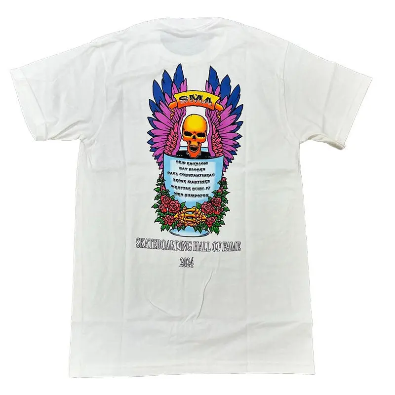 Sma Skateboarding Hall Of Fame 2024 White Short Sleeve Series 2 T-Shirts 1