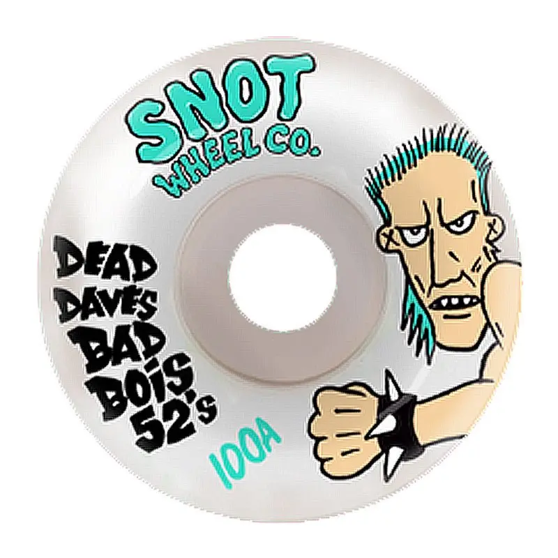 Snot 52Mm 101A Dead Dave Bad Bois Conical (Glow In The Dark) Skateboard Wheels 4Pk 1