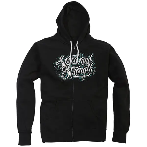 Speed And Strength - Scripted Zip Hoody (Womens) 1