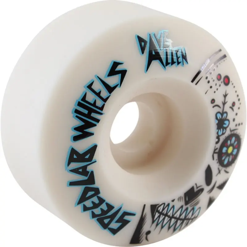 Speedlab 60Mm 101A Dave Allen Pro White Skateboard Wheels 4Pk 1