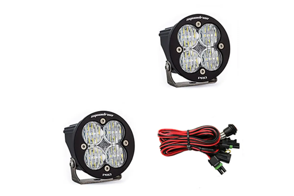 Squadron-R Pro Black Led Light Pod Pair, Wide/Cornering Lens 1