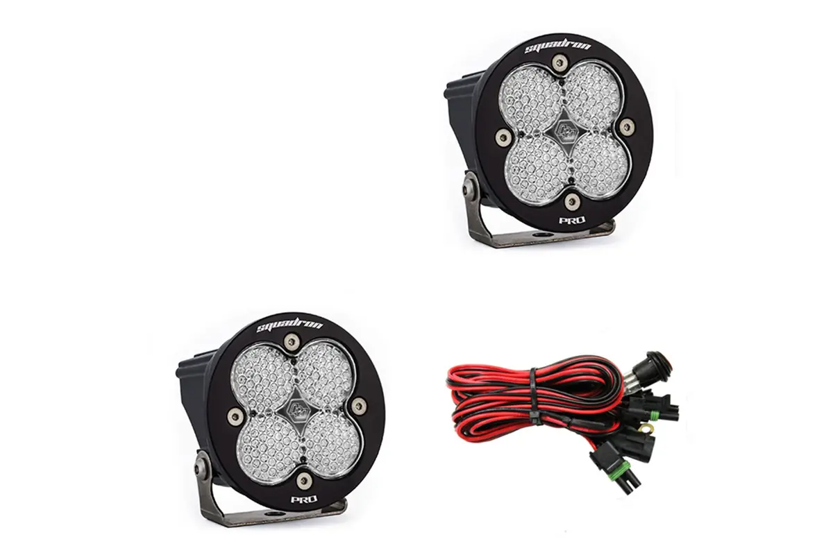 Squadron-R Pro Black Led Light Pod Pair, Work/Scene Lens 1