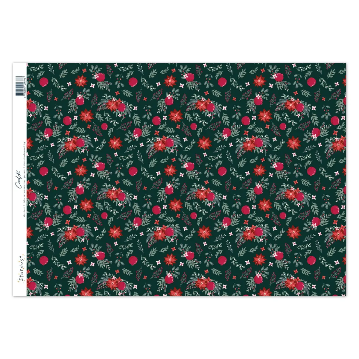 Tela De Encuadernar Granadas 35X50cm Stardust 1